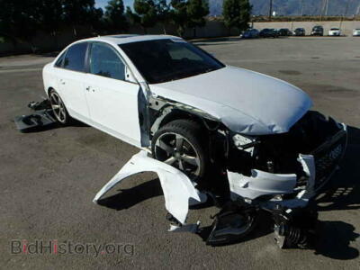 2012 Audi A4 A4 2.0T PR, белый — VIN WAUJFAFL7CA066633, Copart