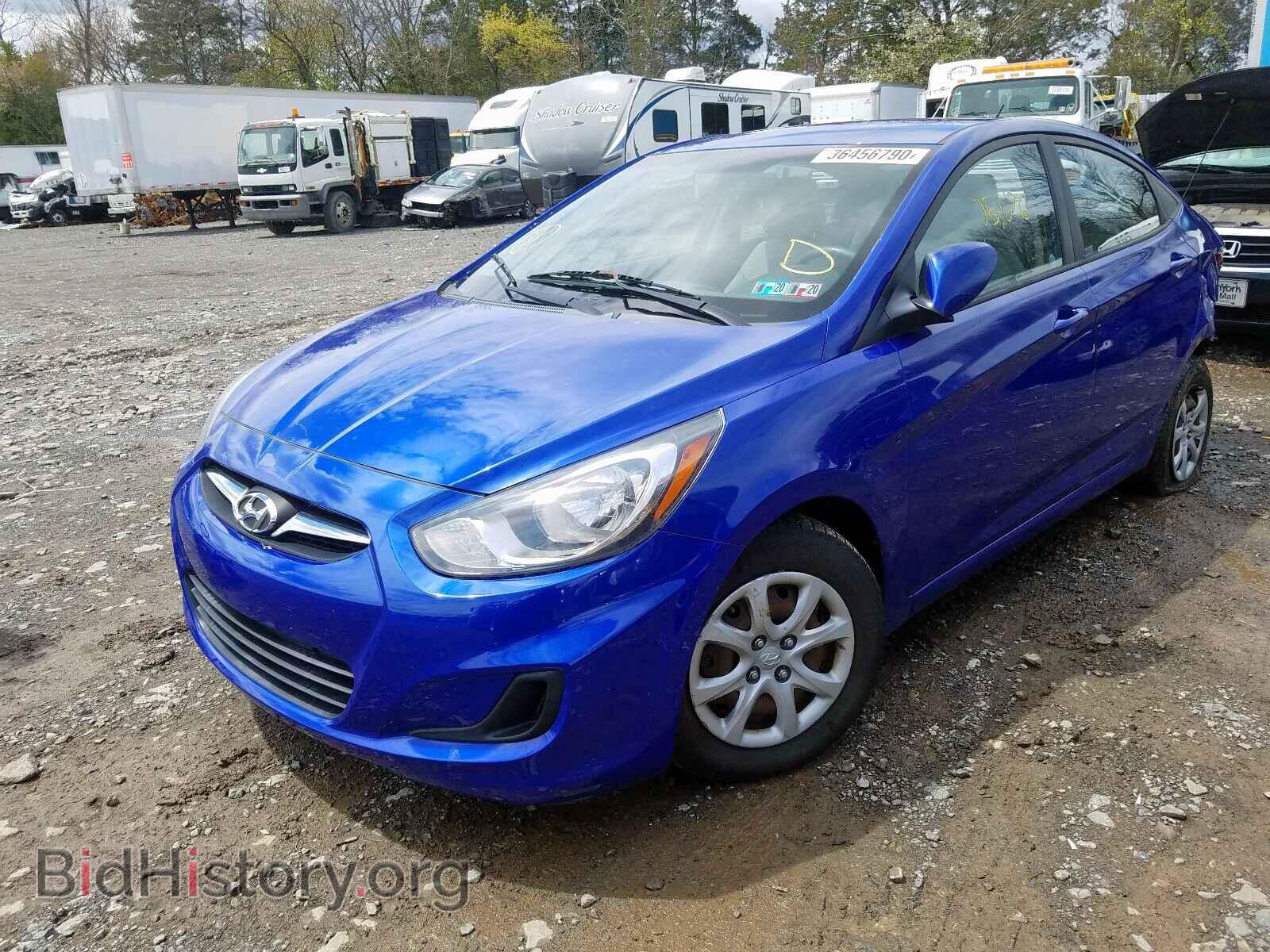 2012 HYUNDAI ACCENT - VIN: KMHCT4AE5CU201455 - Фото 2