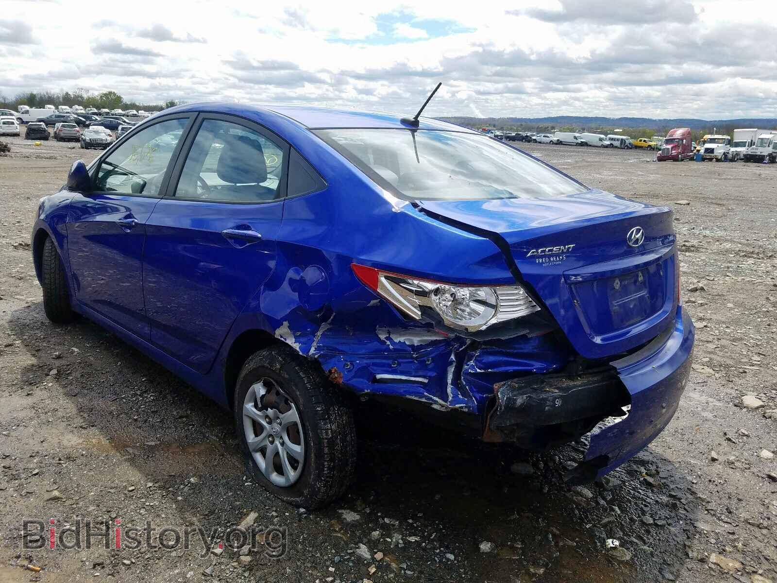 2012 HYUNDAI ACCENT - VIN: KMHCT4AE5CU201455 - Фото 3