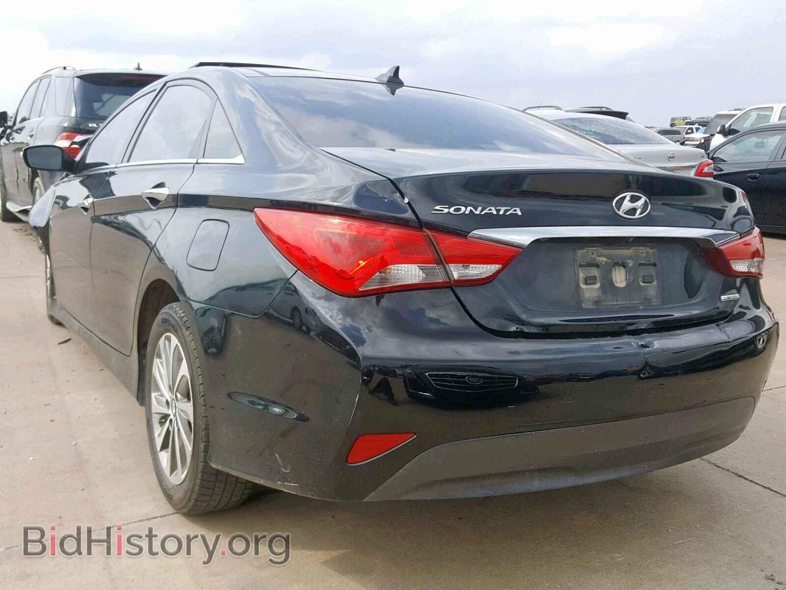 2014 HYUNDAI SONATA - VIN: 5NPEC4AC0EH887977 - Фото 3
