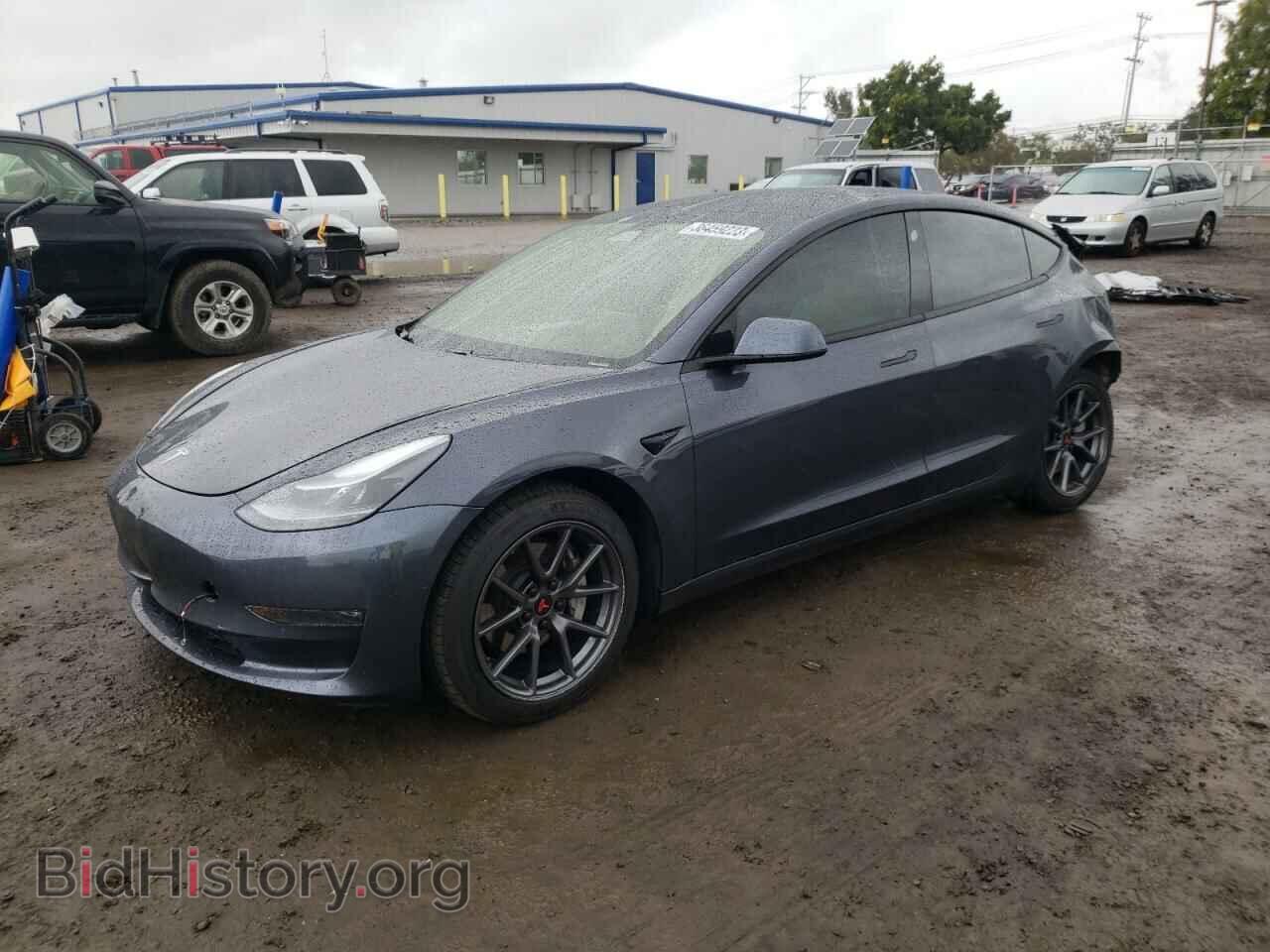 Photo 5YJ3E1EB5MF001084 - TESLA MODEL 3 2021