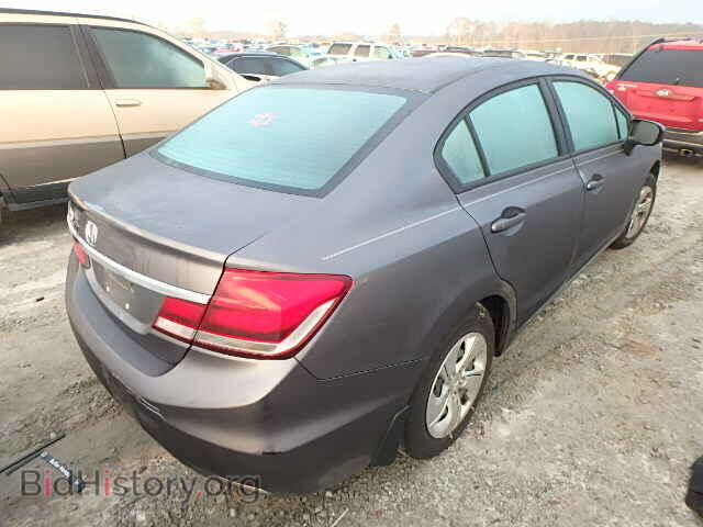 2014 HONDA CIVIC - VIN: 19XFB2F53EE001760 - Фото 4