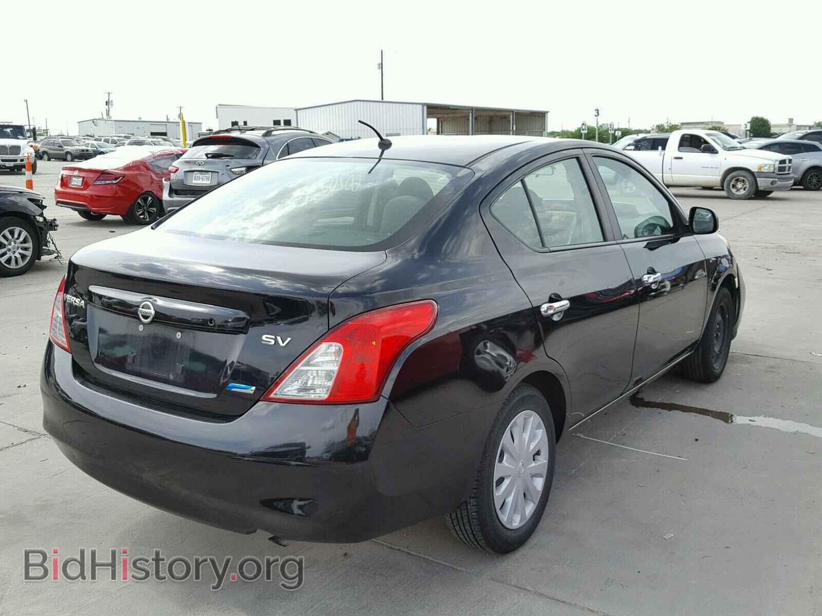 2012 NISSAN VERSA - VIN: 3N1CN7AP3CL908620 - Фото 4