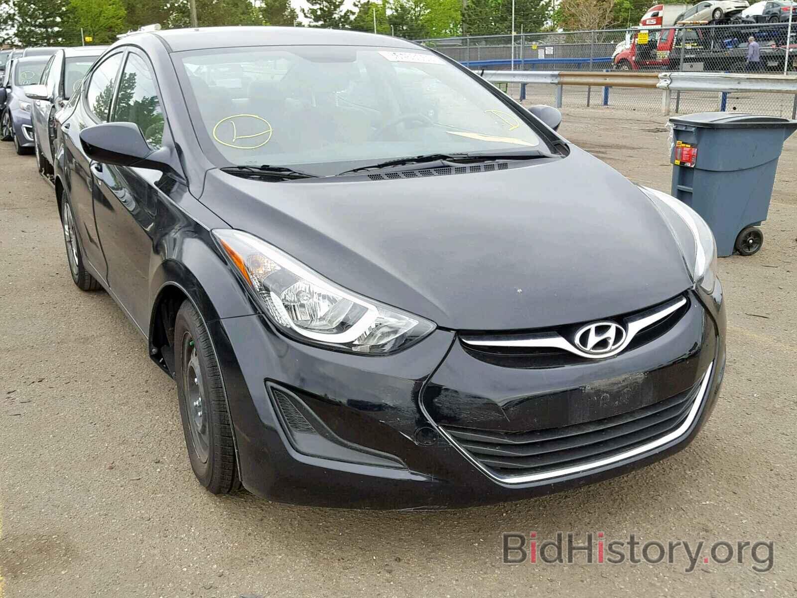 Фотография KMHDH4AE2GU517035 - HYUNDAI ELANTRA 2016