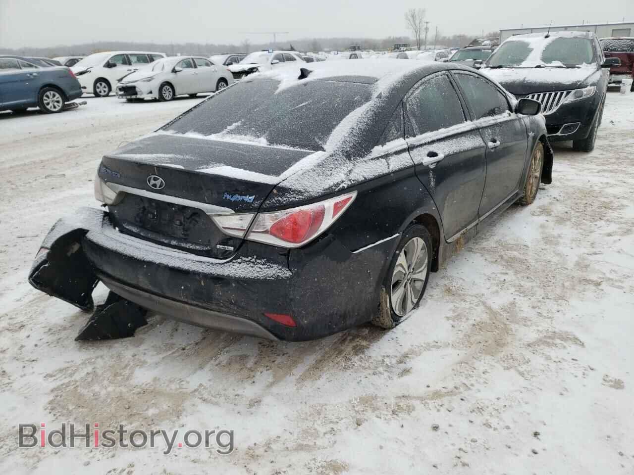 2014 HYUNDAI SONATA - VIN: KMHEC4A49EA107776 - Фото 4