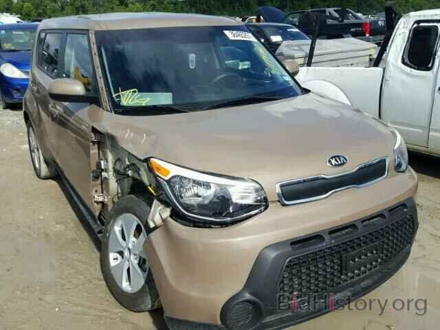 Report KNDJN2A21G7332418 KIA SOUL 2016 BROWN GAS - price and 