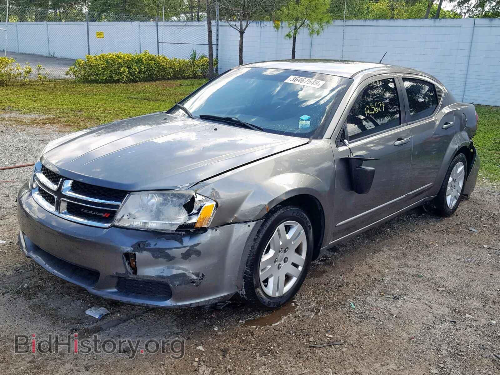 2012 DODGE AVENGER - VIN: 1C3CDZAB2CN328103 - Фото 2