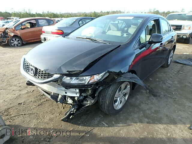 2013 HONDA CIVIC - VIN: 2HGFB2F50DH587306 - Фото 2