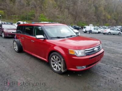 2012 Ford FLEX Flex Limit, red — VIN 2FMHK6DC1CBD09866, Copart
