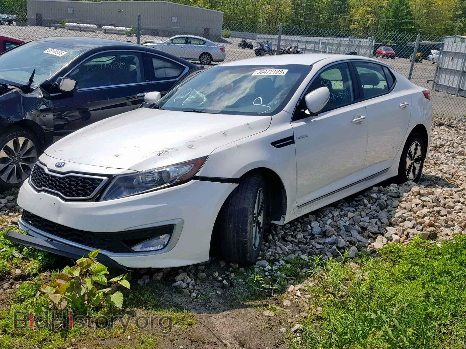 2013 KIA OPTIMA HYB - VIN: KNAGM4AD2D5049007 - Фото 2