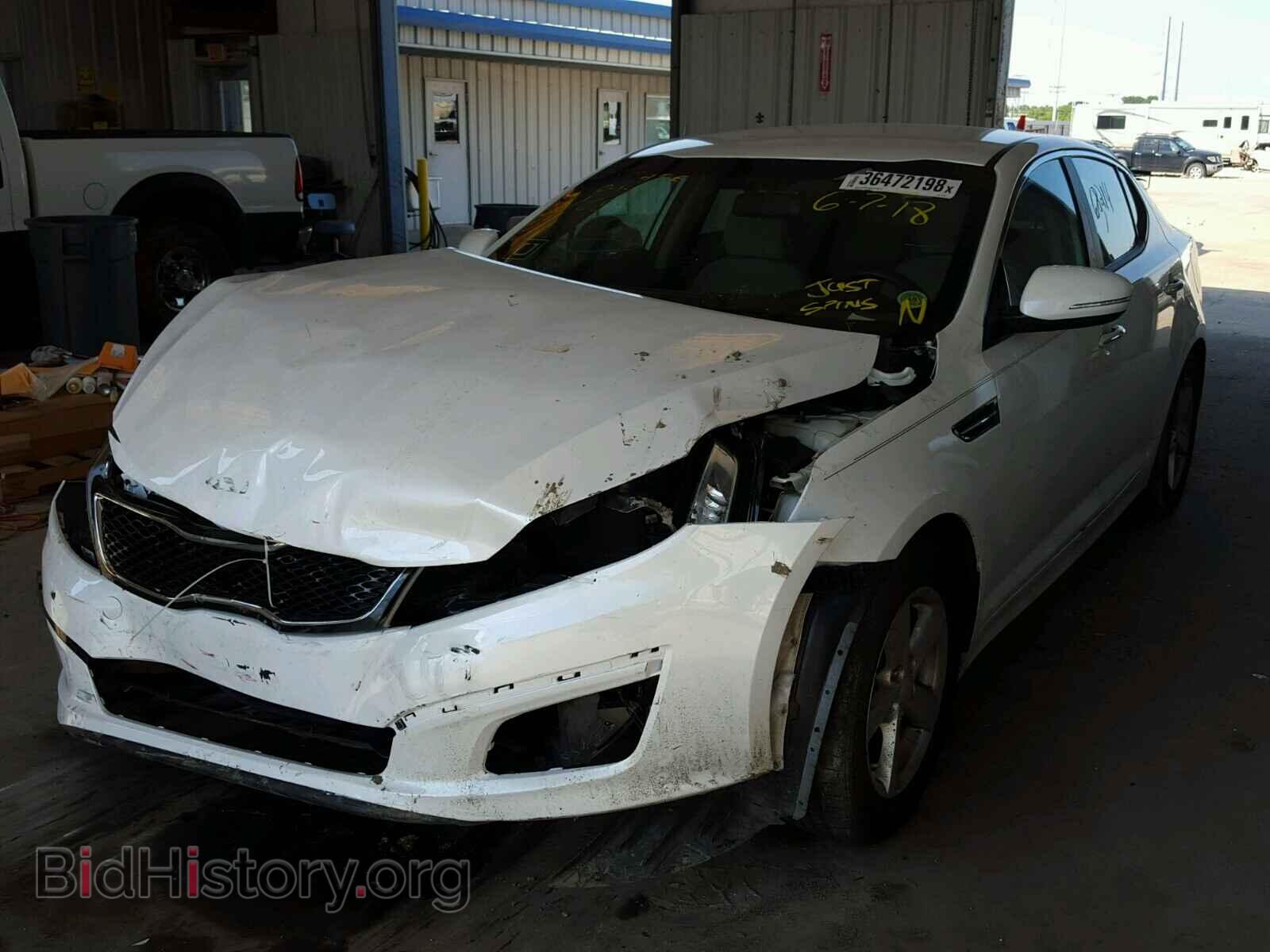 2015 KIA OPTIMA - VIN: KNAGM4A77F5641595 - Photo 2