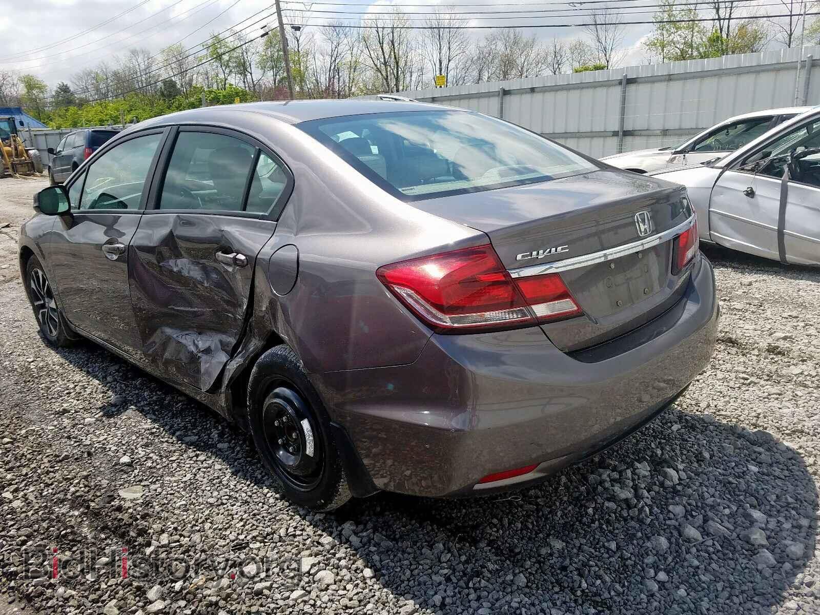2013 HONDA CIVIC - VIN: 19XFB2F94DE071446 - Фото 3