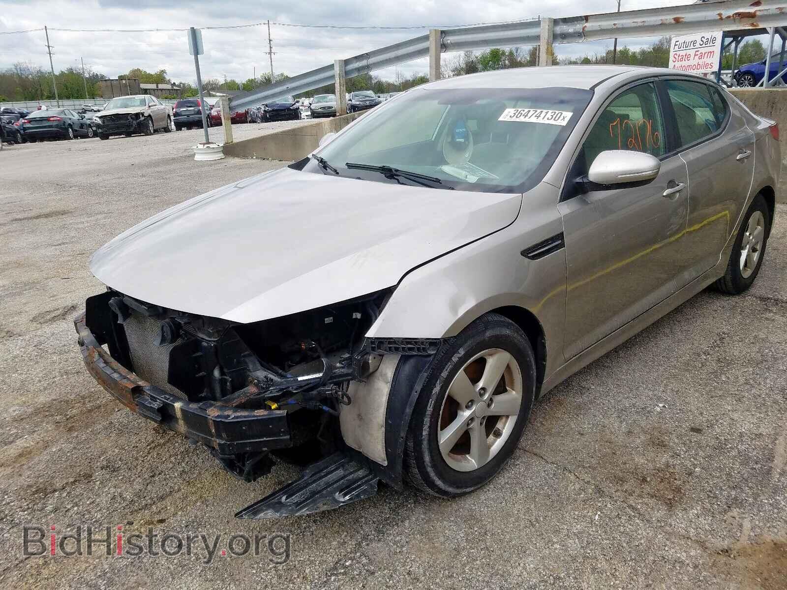 2015 KIA OPTIMA - VIN: KNAGM4A77F5542744 - Фото 2