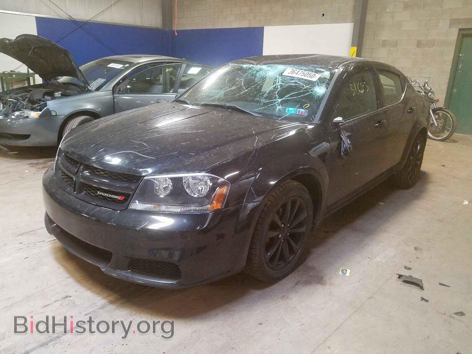 2014 DODGE AVENGER - VIN: 1C3CDZABXEN222968 - Фото 2