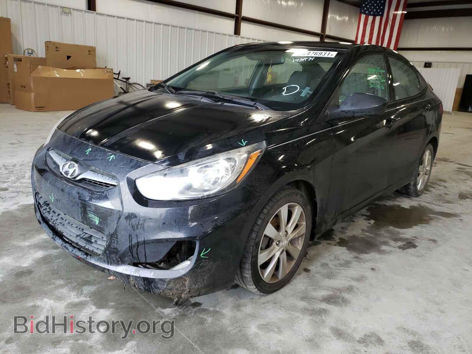 2013 HYUNDAI ACCENT - VIN: KMHCU4AE9DU306868 - Фото 2