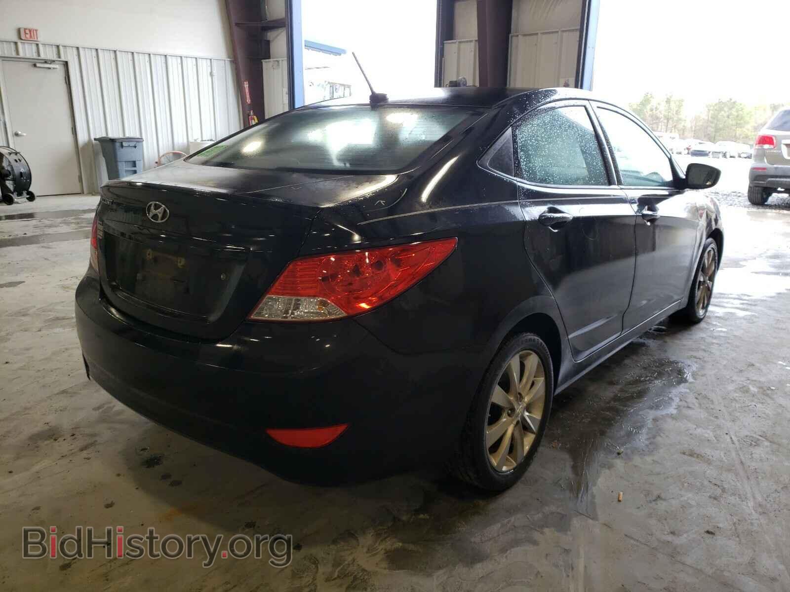 2013 HYUNDAI ACCENT - VIN: KMHCU4AE9DU306868 - Фото 4