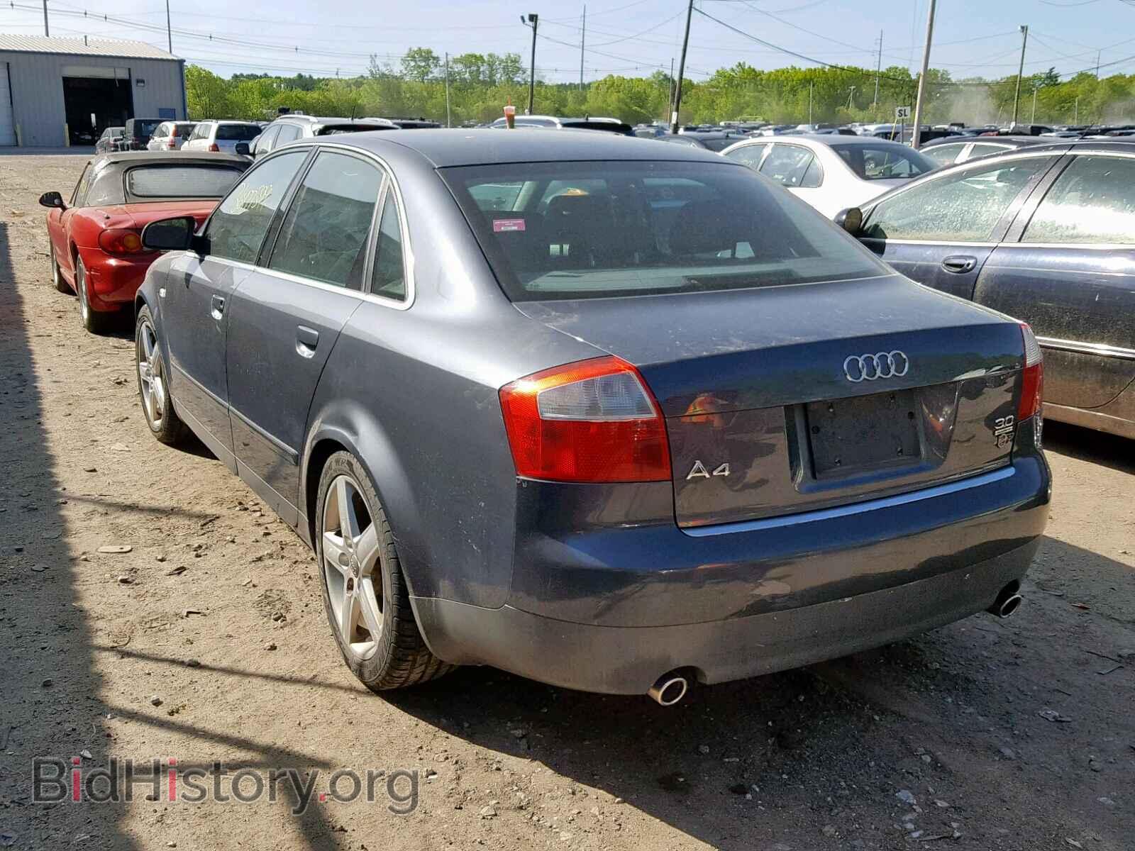 2002 AUDI A4 - VIN: WAULT68E12A102795 - Фото 3