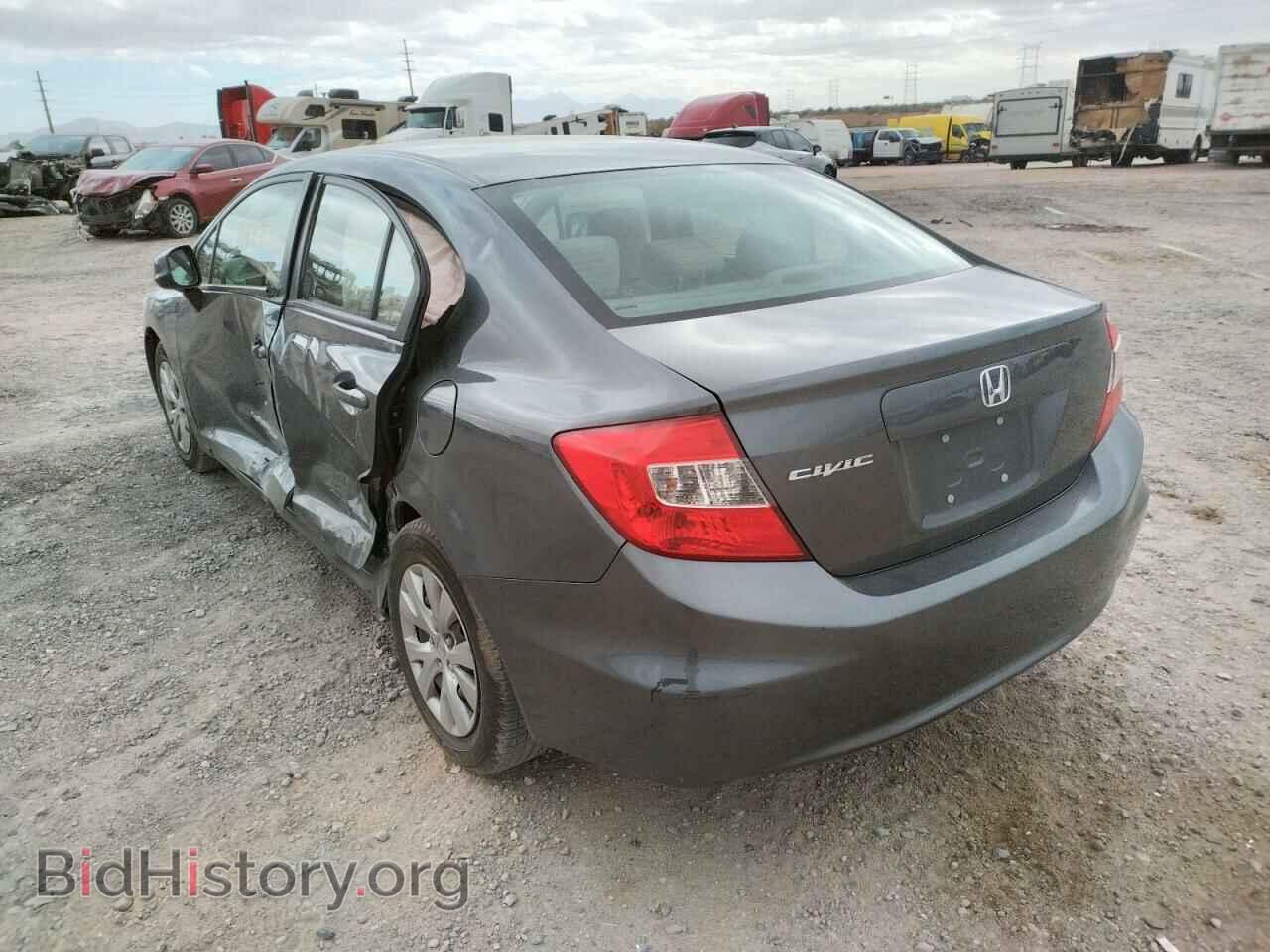 2012 HONDA CIVIC - VIN: 2HGFB2F57CH307461 - Фото 3