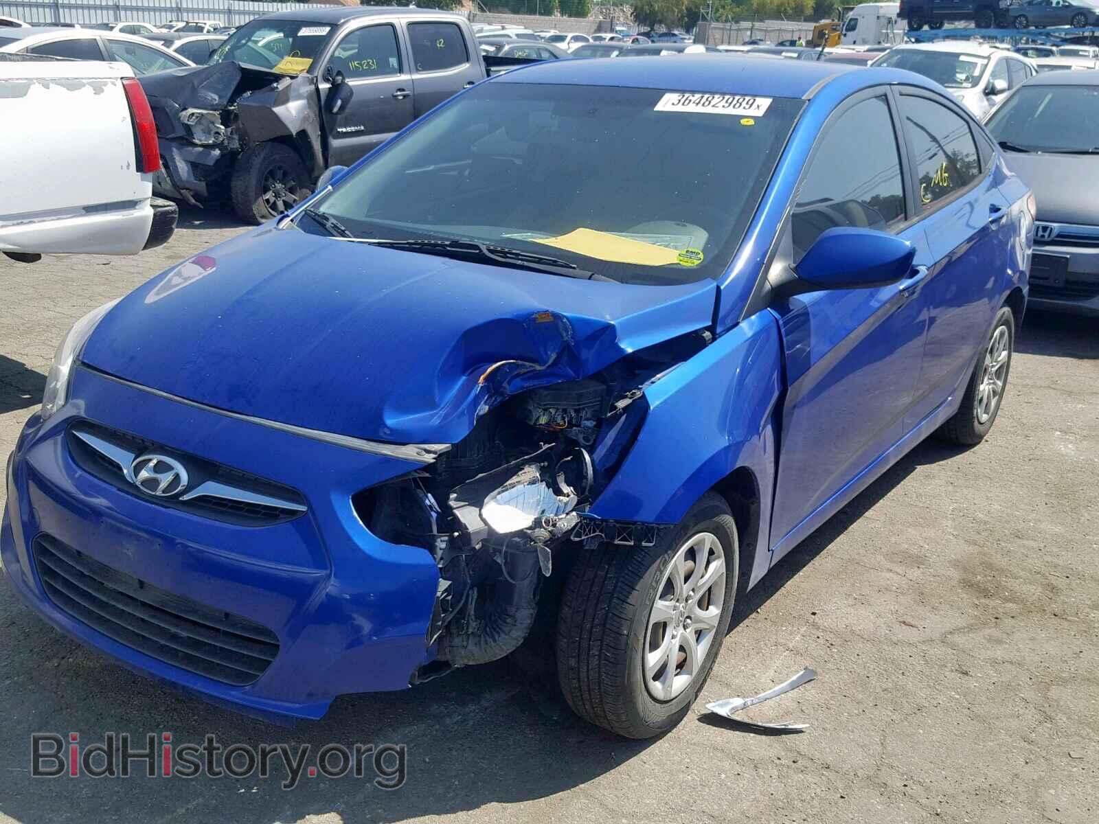 2013 HYUNDAI ACCENT - VIN: KMHCT4AE8DU520124 - Фото 2