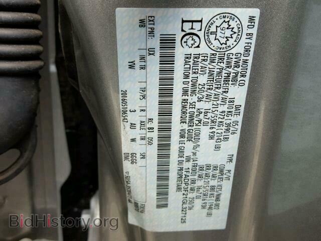 2016 FORD FOCUS - VIN: 1FADP3F21GL327125 - Фото 10