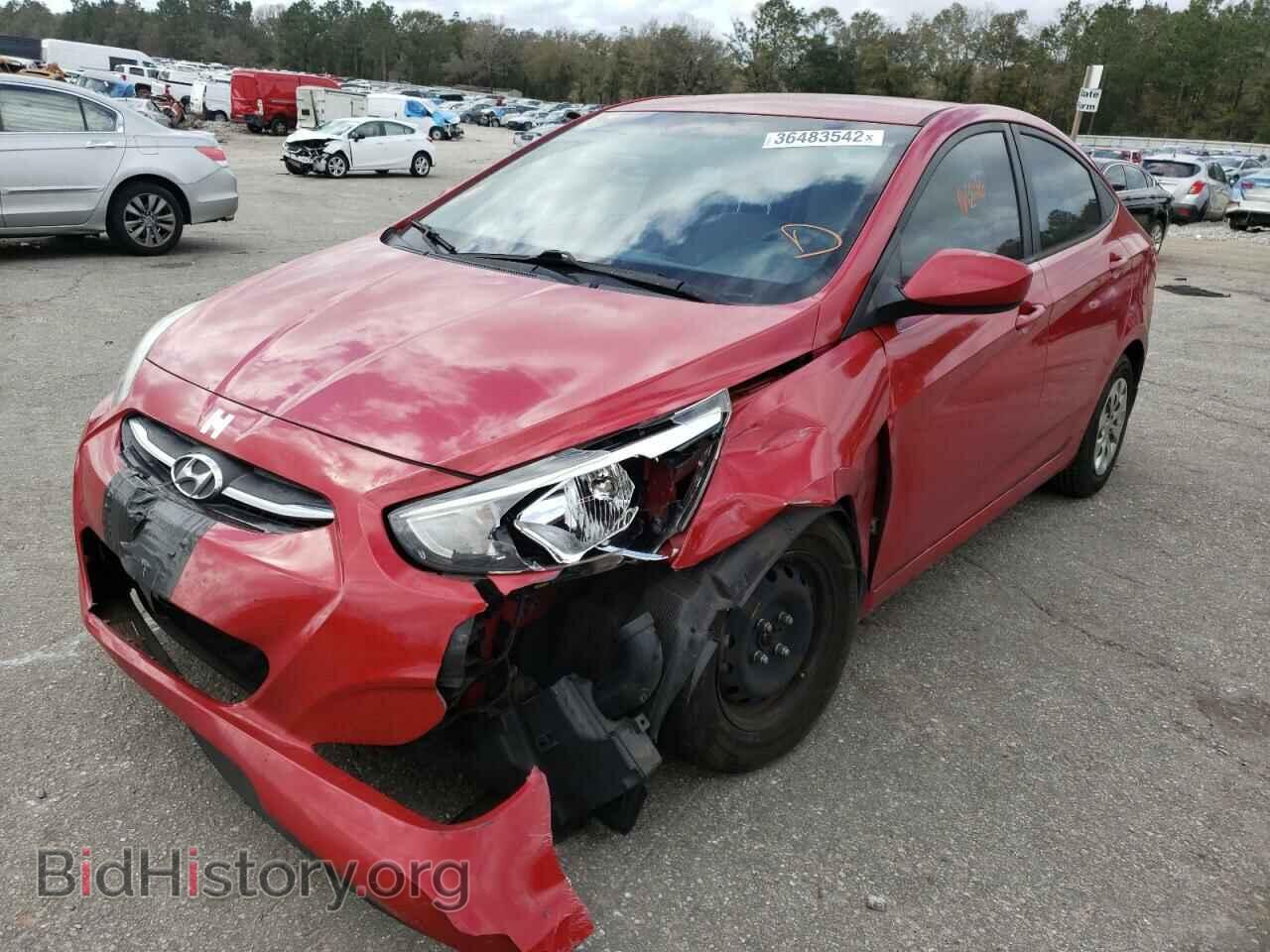 2016 HYUNDAI ACCENT - VIN: KMHCT4AE0GU016798 - Фото 2