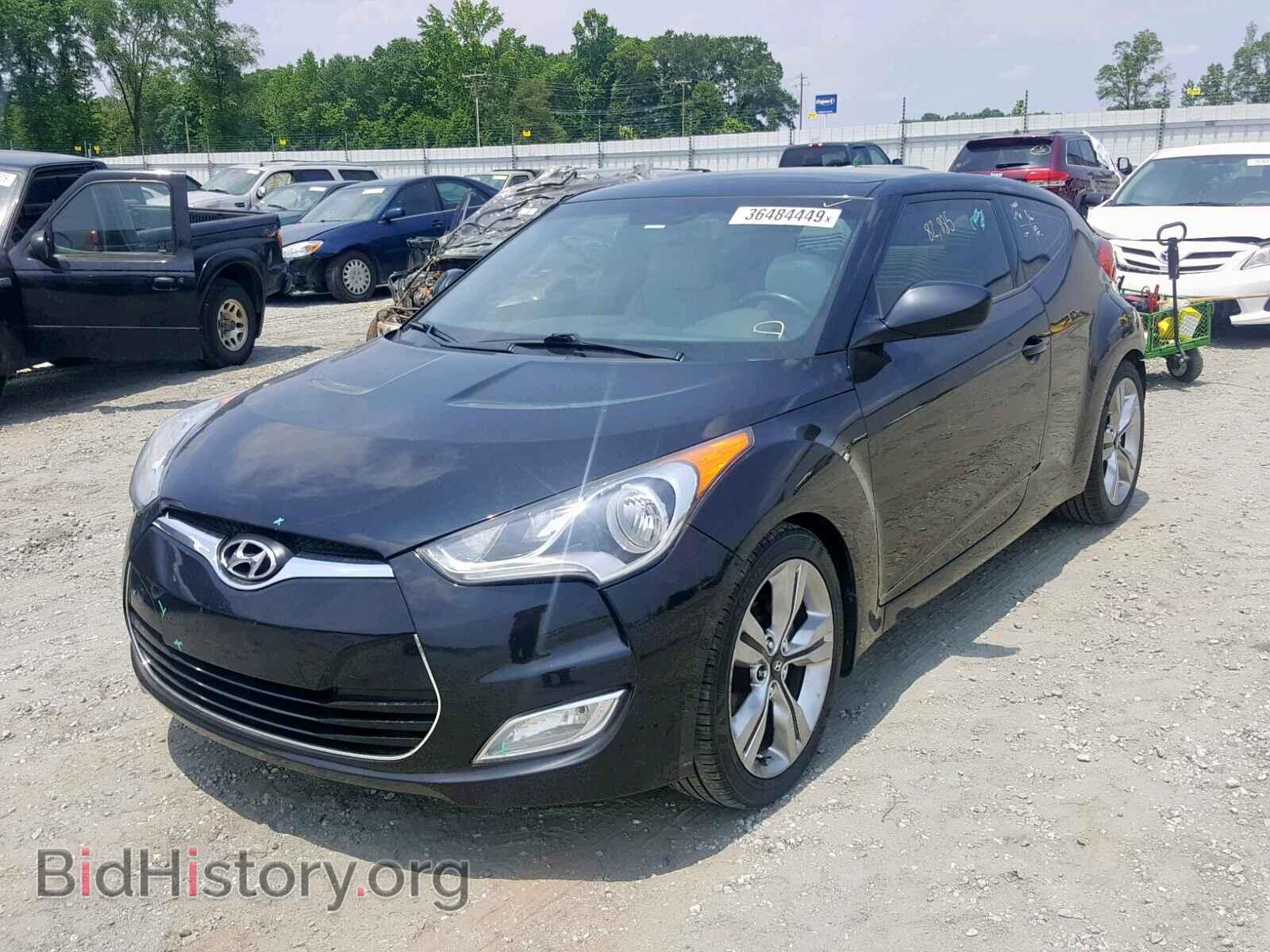 2012 HYUNDAI VELOSTER - VIN: KMHTC6AD6CU072404 - Фото 2