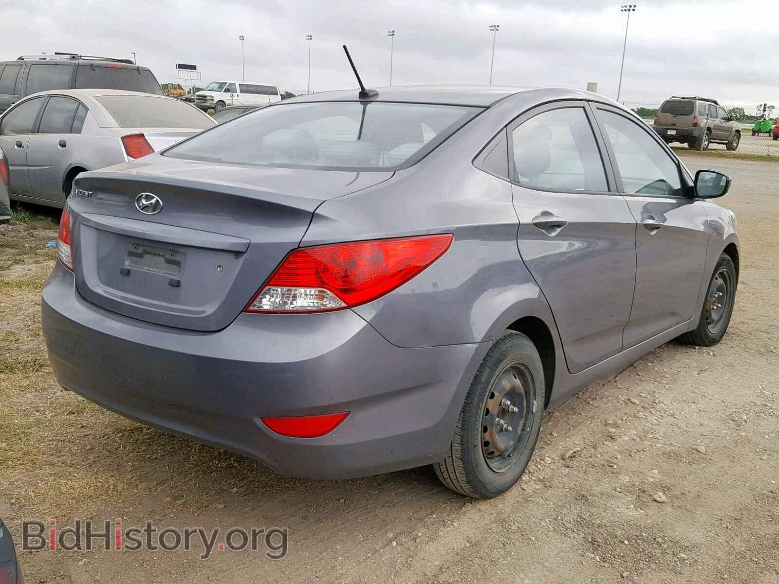 2013 HYUNDAI ACCENT - VIN: KMHCT4AE1DU487953 - Фото 4