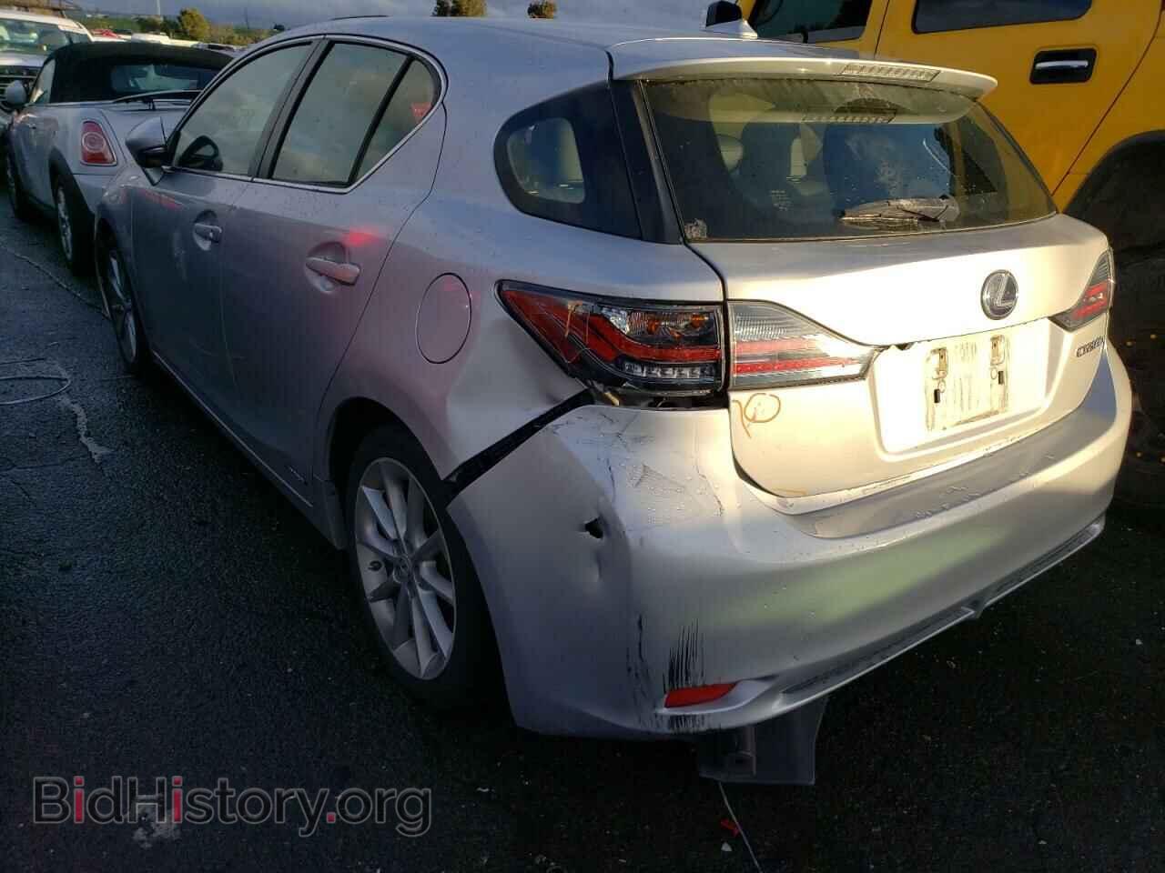 2012 LEXUS CT 200 - VIN: JTHKD5BHXC2081240 - Фото 2