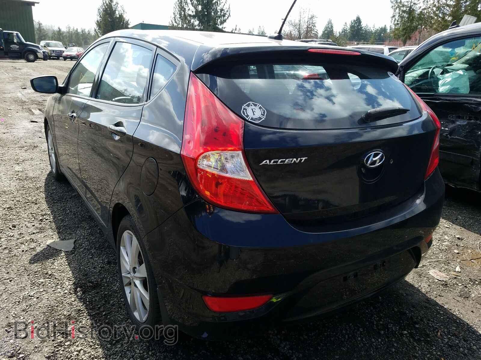 2012 HYUNDAI ACCENT - VIN: KMHCU5AEXCU053645 - Фото 3