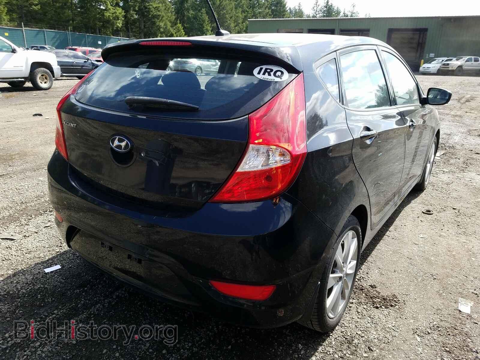 2012 HYUNDAI ACCENT - VIN: KMHCU5AEXCU053645 - Фото 4