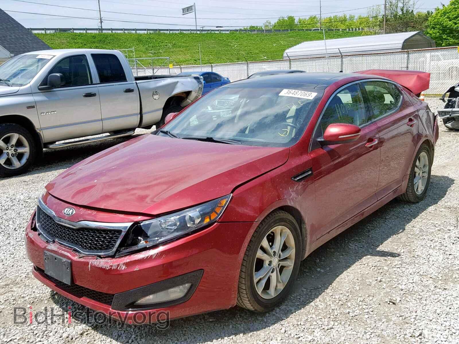 2013 KIA OPTIMA EX - VIN: 5XXGN4A75DG216112 - Фото 2