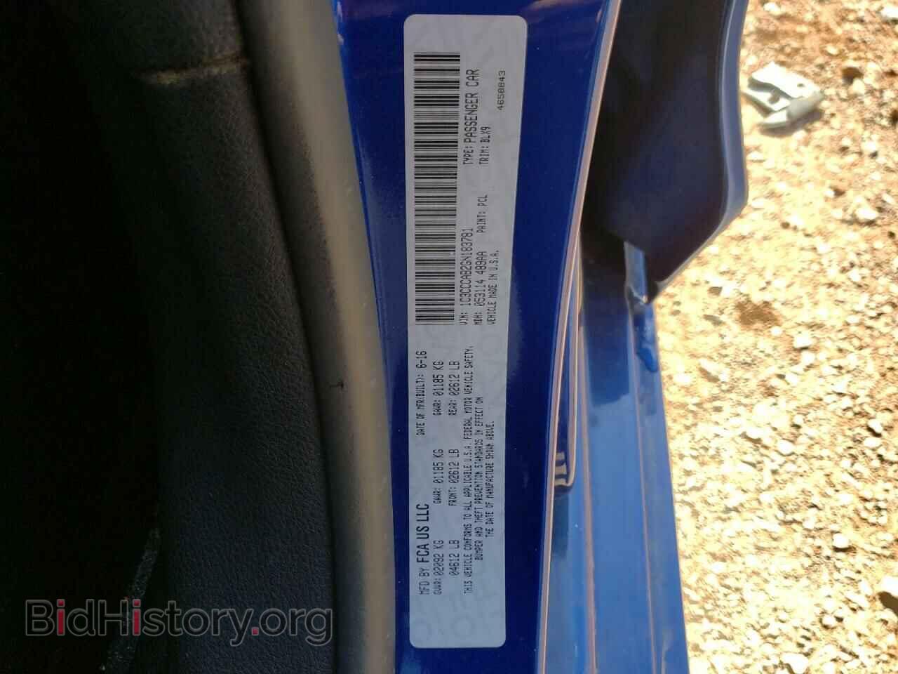 2016 CHRYSLER 200 - VIN: 1C3CCCAB2GN183781 - Фото 10