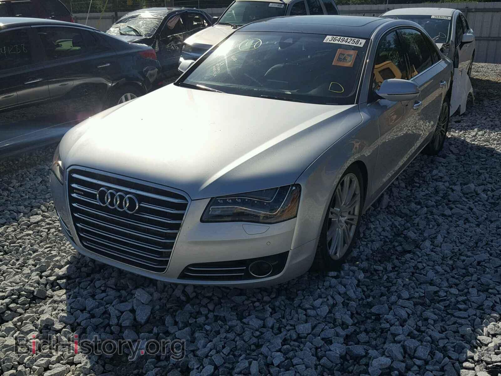 2013 AUDI A8 - VIN: WAURGAFD3DN033308 - Фото 2