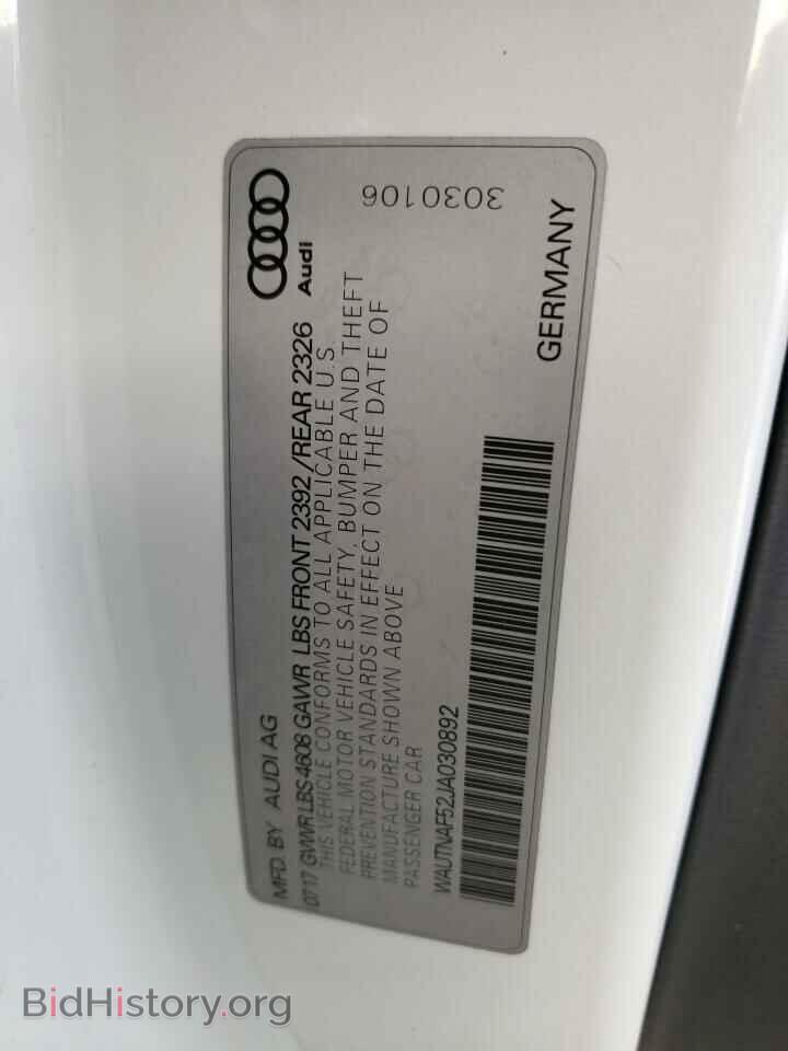 2018 AUDI A5 - VIN: WAUTNAF52JA030892 - Фото 12