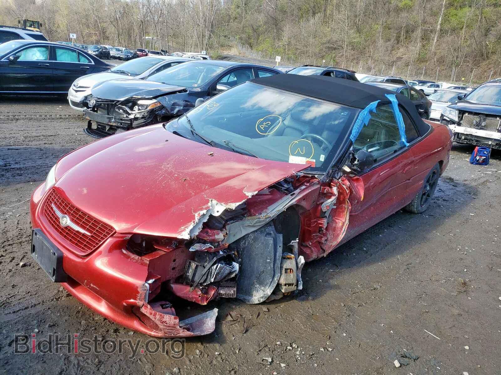 2000 CHRYSLER SEBRING - VIN: 3C3EL55H2YT266020 - Фото 2