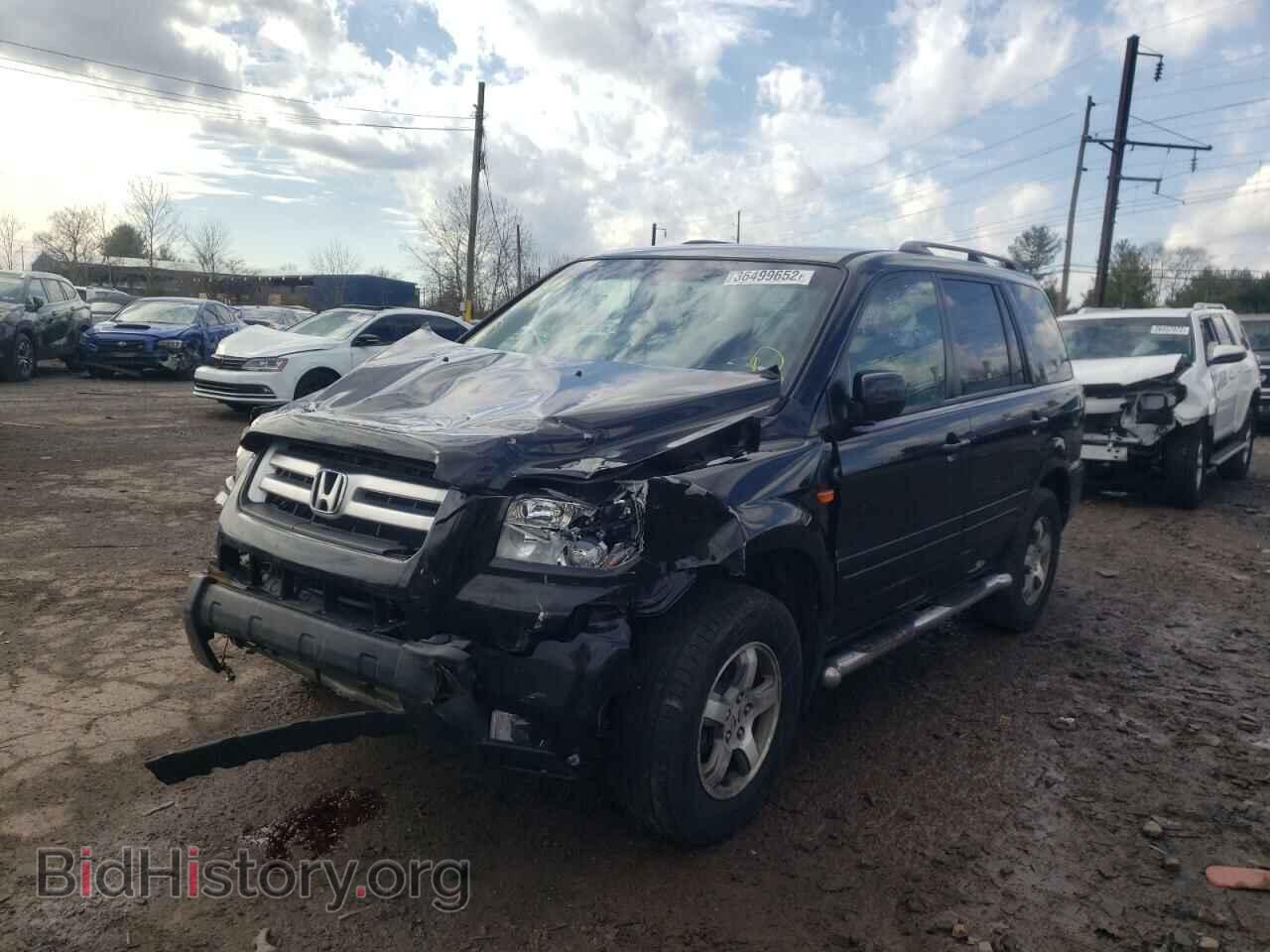 2007 HONDA PILOT - VIN: 2HKYF18497H523254 - Фото 2