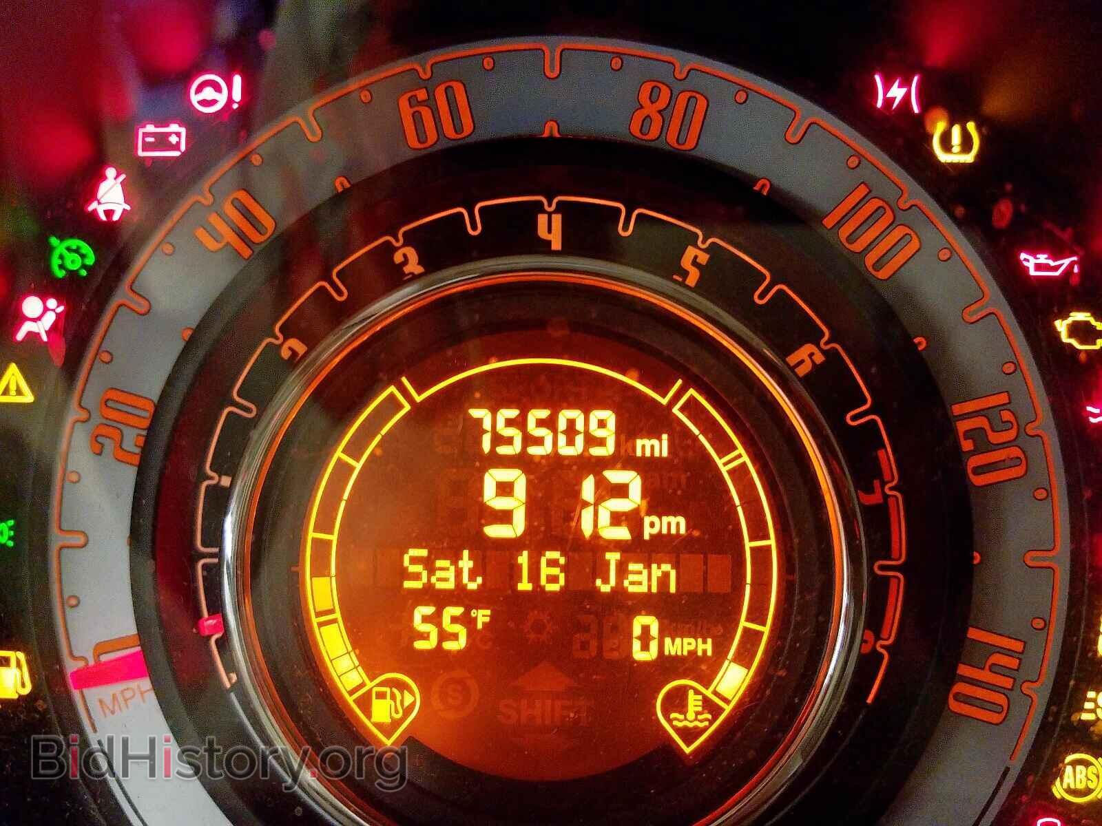 2012 FIAT 500 - VIN: 3C3CFFAR5CT102501 - Фото 8