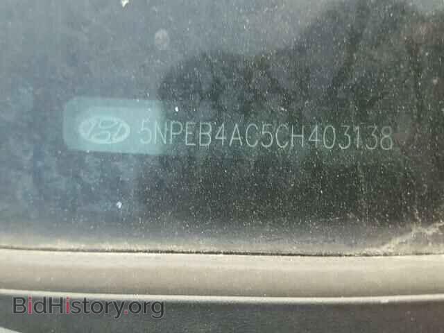 2012 HYUNDAI SONATA - VIN: 5NPEB4AC5CH403138 - Photo 10