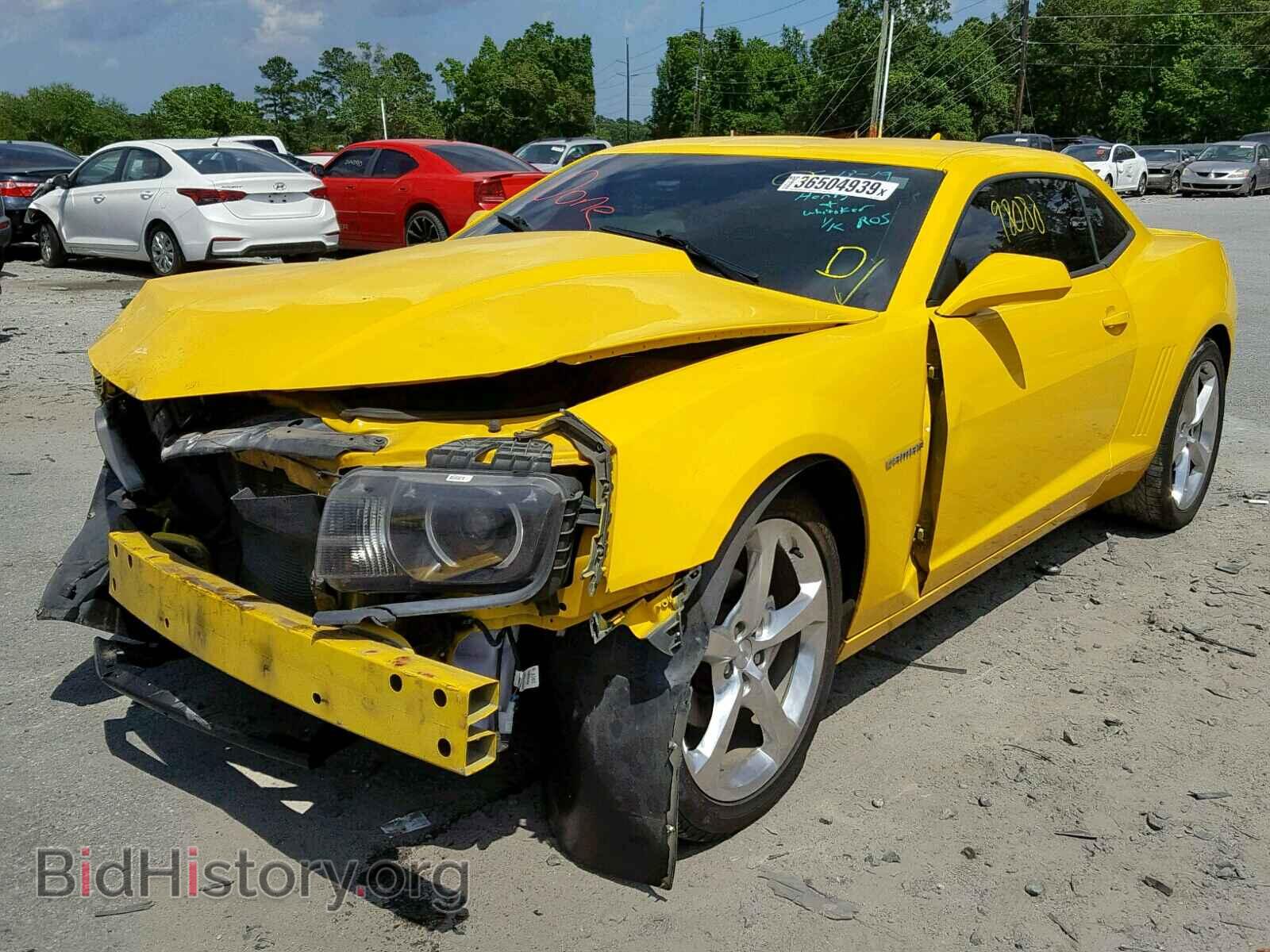 2013 CHEVROLET CAMARO - VIN: 2G1FB1E36D9241577 - Фото 2