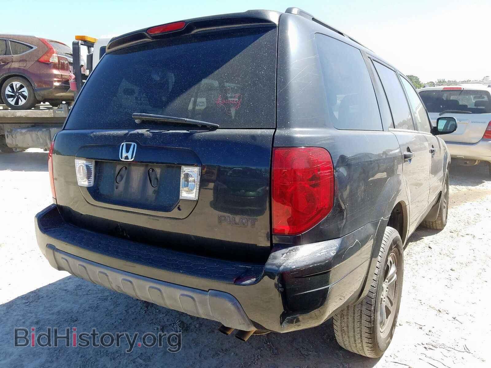 2005 HONDA PILOT - VIN: 2HKYF18455H514919 - Фото 4