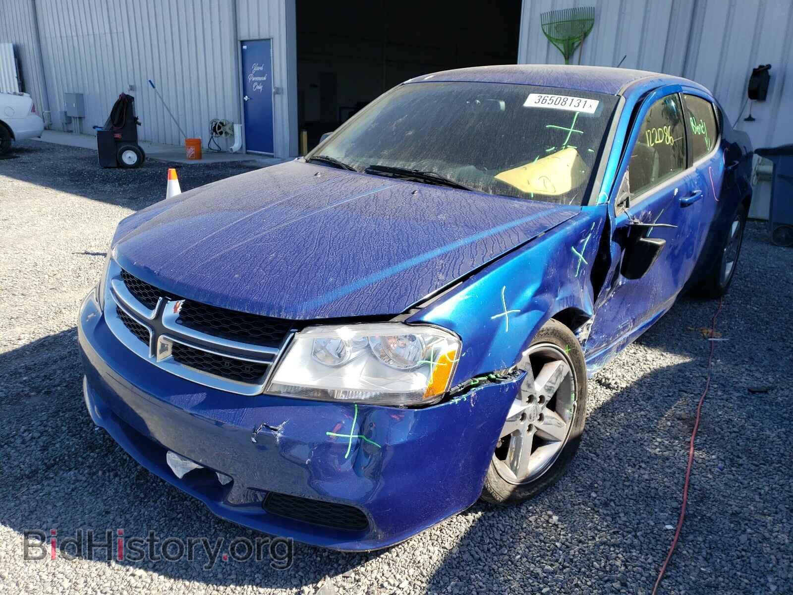 2013 DODGE AVENGER - VIN: 1C3CDZAB4DN687910 - Фото 2