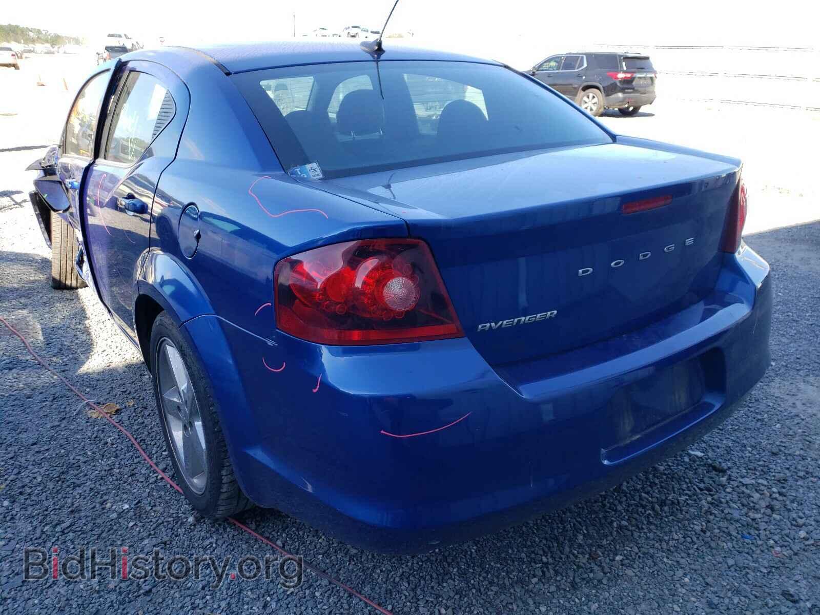 2013 DODGE AVENGER - VIN: 1C3CDZAB4DN687910 - Фото 3
