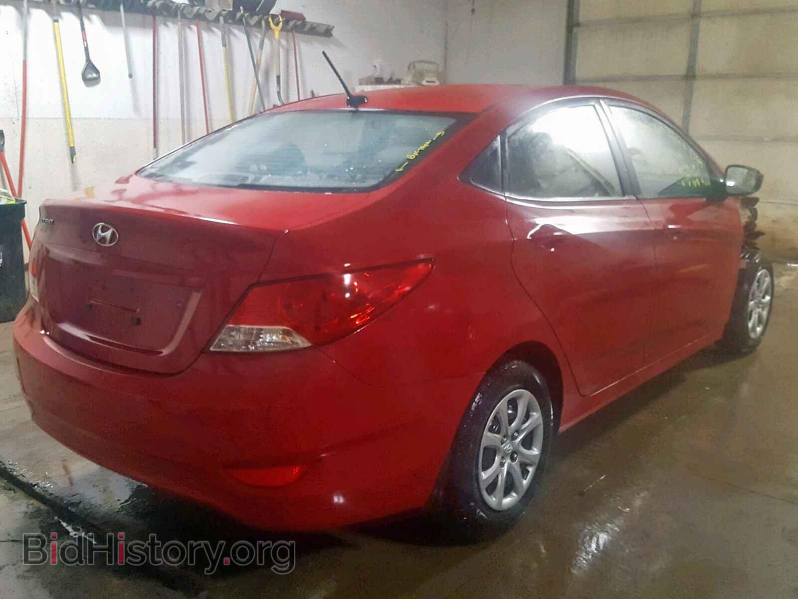 2014 HYUNDAI ACCENT - VIN: KMHCT4AE3EU754849 - Фото 4