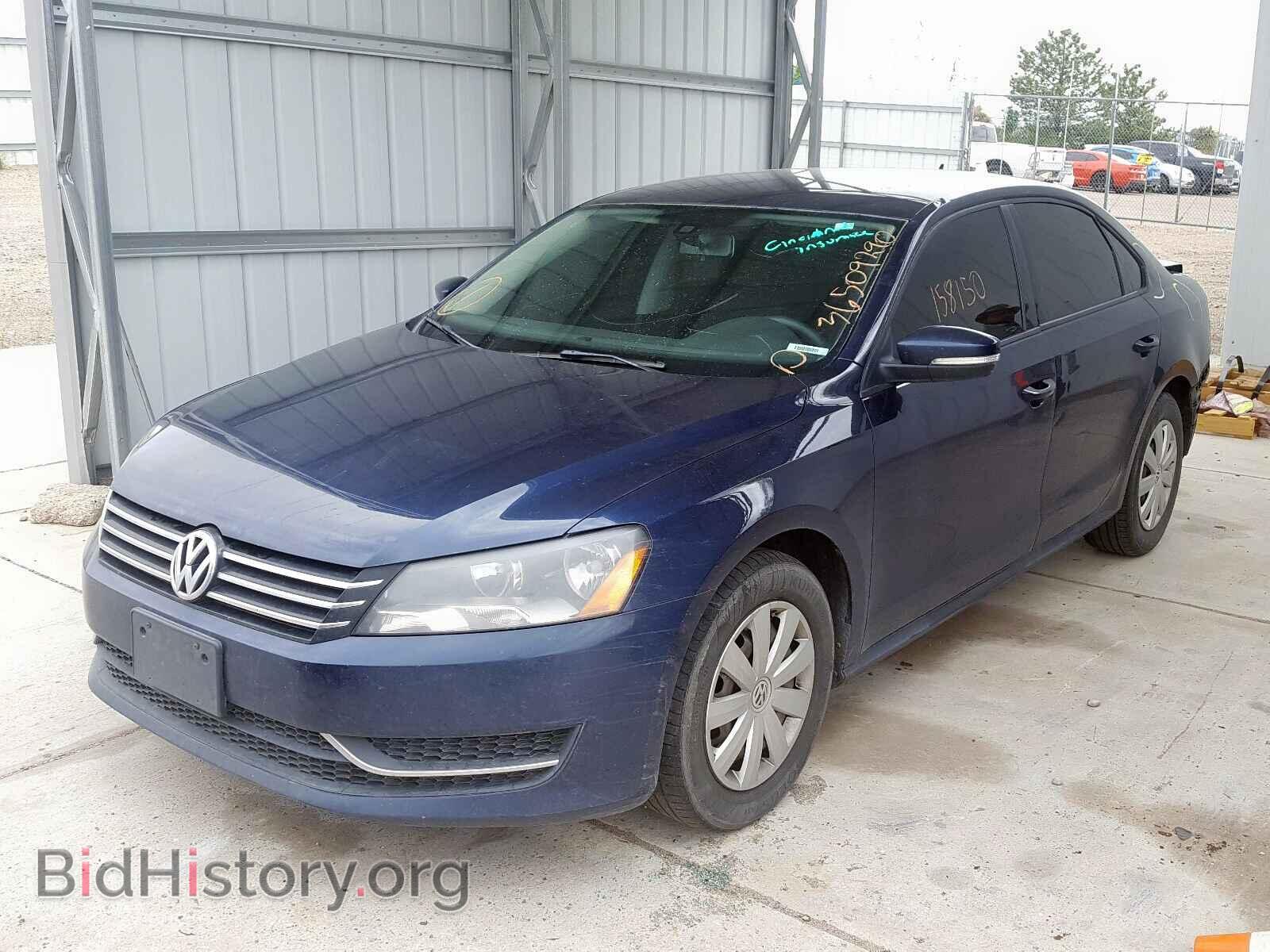 2013 VOLKSWAGEN PASSAT - VIN: 1VWAP7A39DC064721 - Фото 2