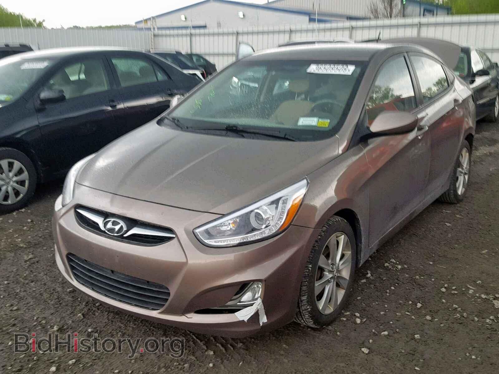 2014 HYUNDAI ACCENT - VIN: KMHCU4AE9EU740550 - Фото 2