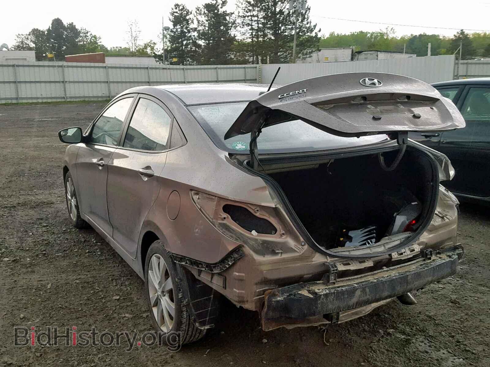 2014 HYUNDAI ACCENT - VIN: KMHCU4AE9EU740550 - Фото 3