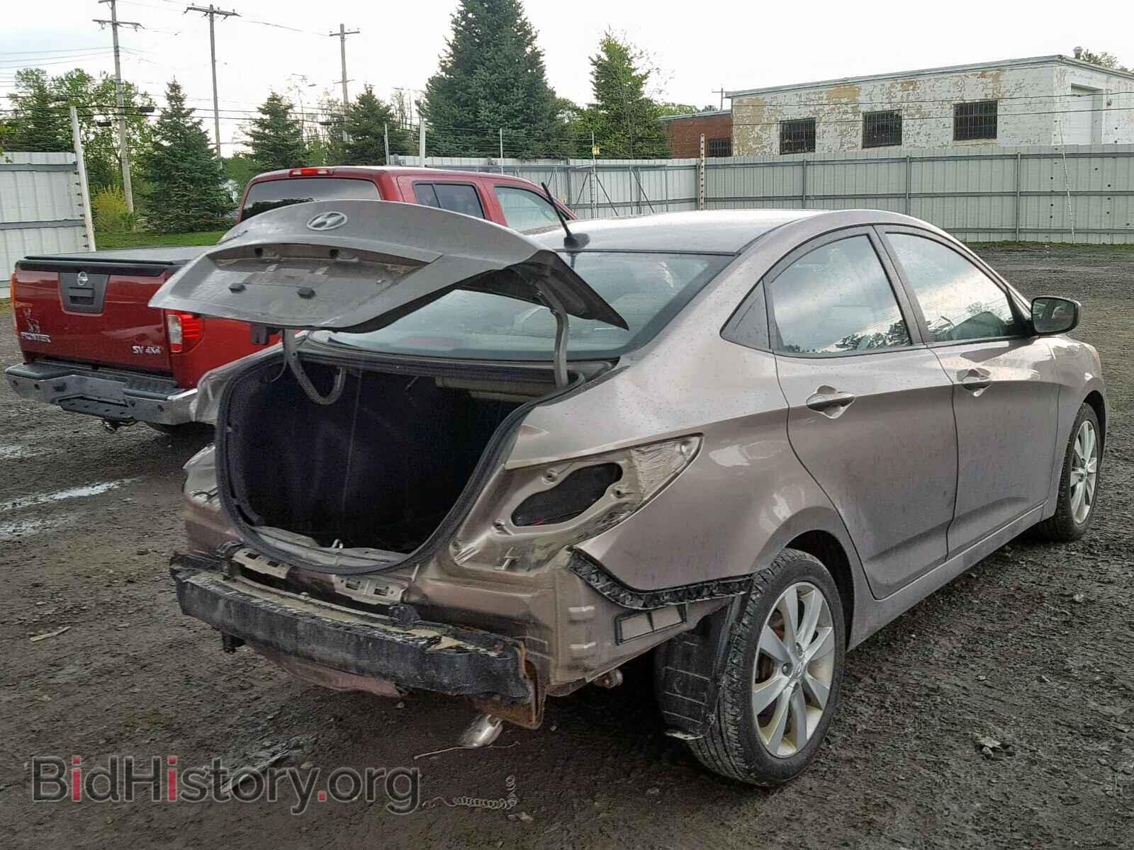 2014 HYUNDAI ACCENT - VIN: KMHCU4AE9EU740550 - Фото 4