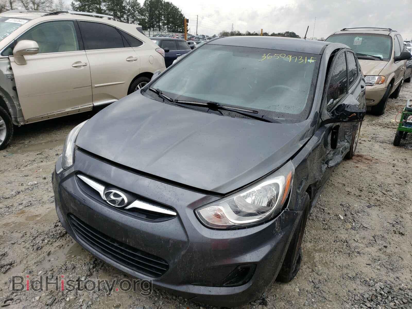 2013 HYUNDAI ACCENT - VIN: KMHCT5AEXDU092983 - Фото 2