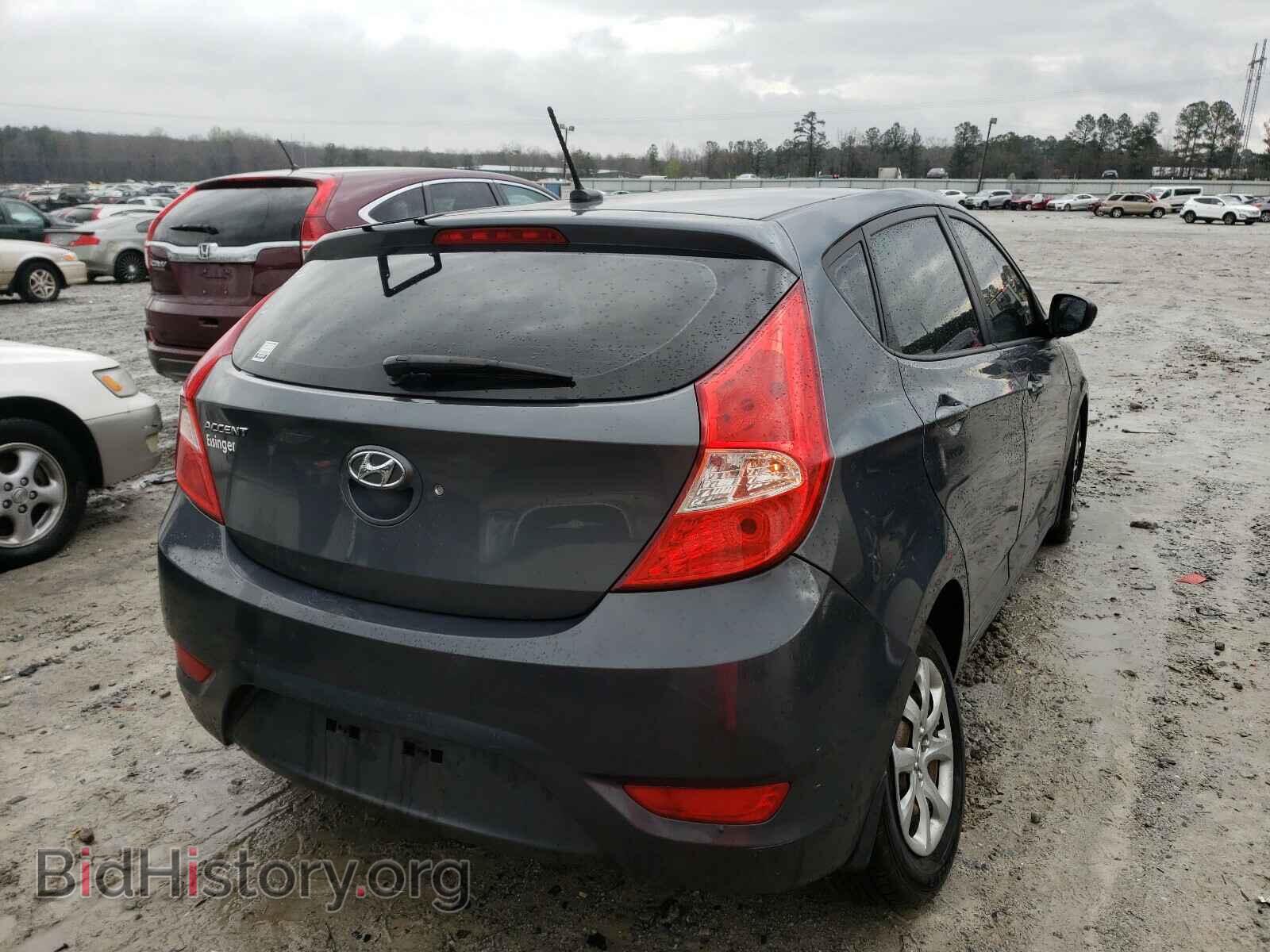 2013 HYUNDAI ACCENT - VIN: KMHCT5AEXDU092983 - Фото 4