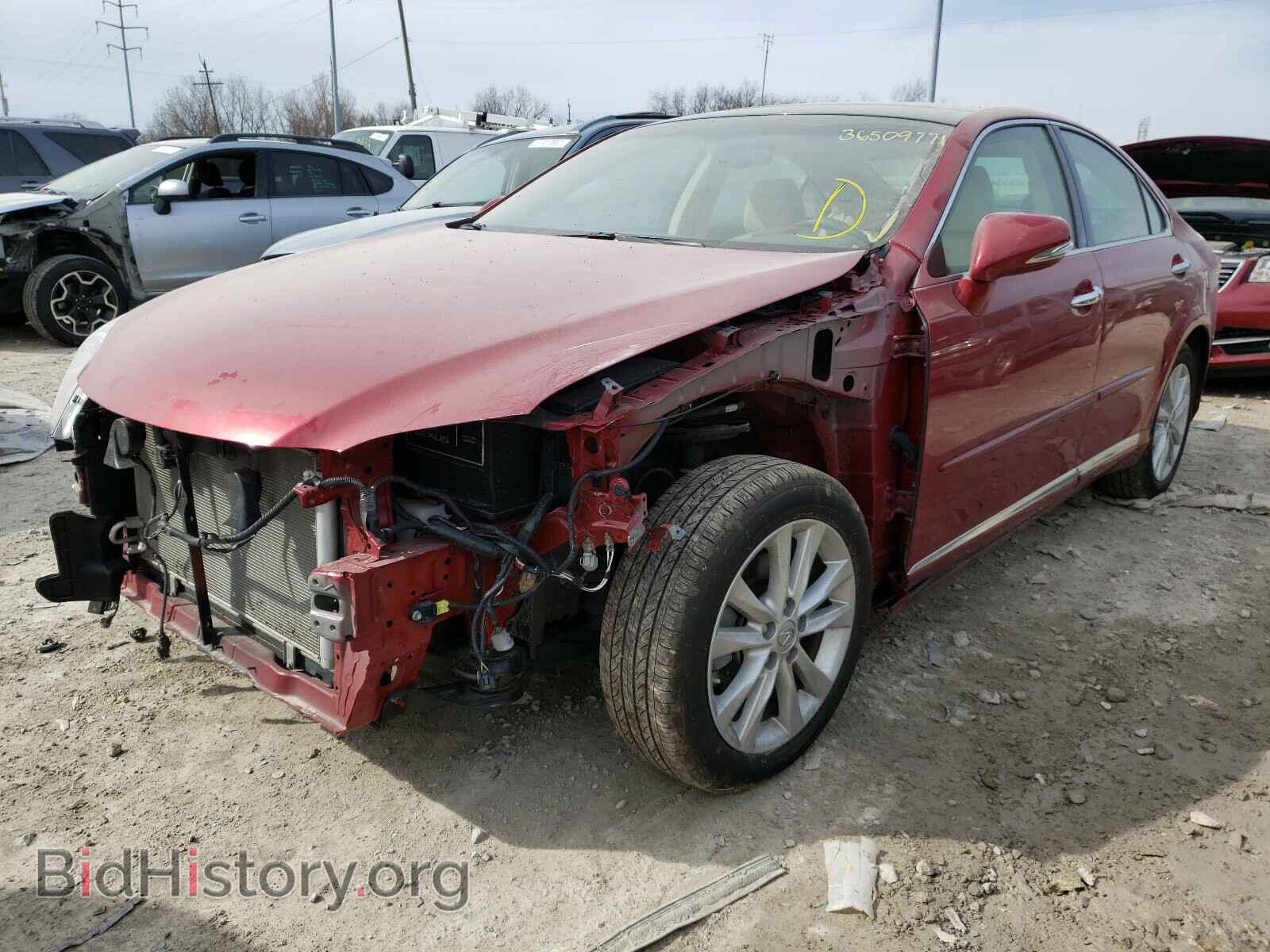 2012 LEXUS ES350 - VIN: JTHBK1EG2C2481455 - Фото 2